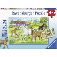 Ravensburger Puzzle 2 x 24pc - At The Stables