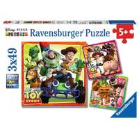 Ravensburger Puzzle 3x49pc - Disney Pixar Toy Story History