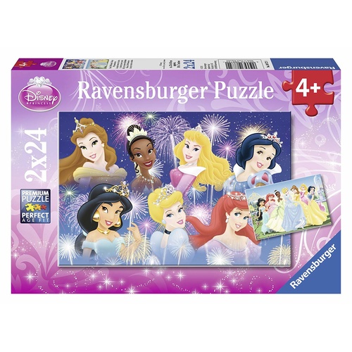 Ravensburger Puzzle 2 x 24pc - Disney Princess Gathering