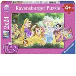 Ravensburger Puzzle 2 x 24pc - Disney Palace Pets - Best Friends of The Princess