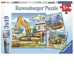Ravensburger Puzzle 3 x 49pc - Construction Vehicle