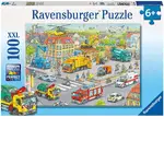 Ravensburger Puzzle 100pc XXL - Vehicles in the City