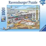 Ravensburger Puzzle 100pc XXL - Airport Construction Site