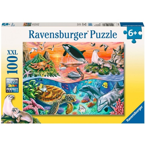 Ravensburger Puzzle 100pc XXL - Beautiful Ocean