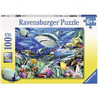 Ravensburger Puzzle 100pc XXL - Reef of the Sharks