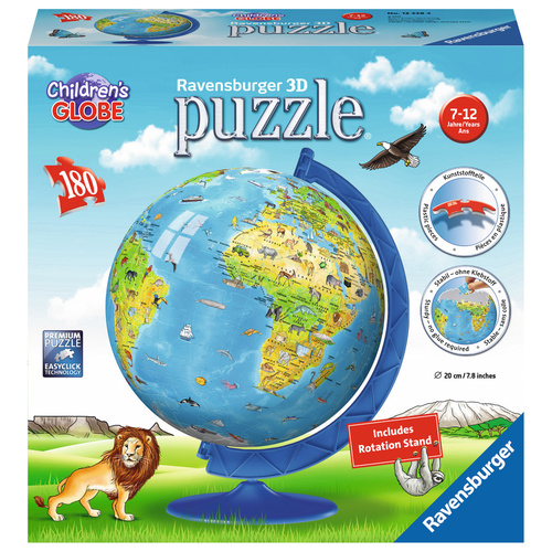 Ravensburger 3D Puzzle 180pc - Children's Globe