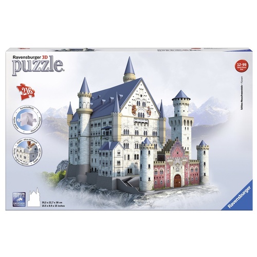 Ravensburger 3D Puzzle 216pc - Neuschwanstein Castle