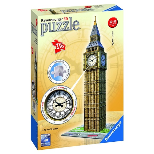 Ravensburger 3D Puzzle 216pc - Big Ben with Clock