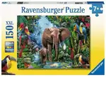 Ravensburger Puzzle 150pc XXL - Elephants at the Oasis