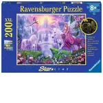 Ravensburger Puzzle 200pc XXL - Unicorn Kingdom Glow in the Dark