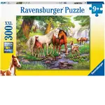 Ravensburger Puzzle 300pc XXL - Horses by the Stream