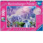 Ravensburger Puzzle 100pc XXL - Glitter Unicorn Kingdom