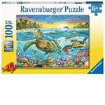 Ravensburger Puzzle 100pc XXL - Swim With Sea Turtles