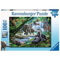 Ravensburger Puzzle 100pc XXL - Jungle Animals