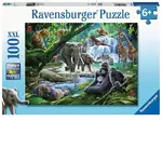 Ravensburger Puzzle 100pc XXL - Jungle Animals