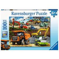 Ravensburger Puzzle 100pc XXL - Construction Vehicles