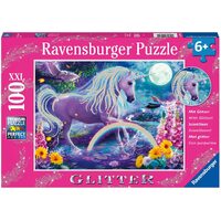 Ravensburger Puzzle 100pc XXL - Glitter Unicorn