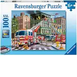 Ravensburger Puzzle 100pc XXL - Fire Truck Rescue