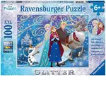 Ravensburger Puzzle 100pc XXL - Disney Frozen Glittery Snow