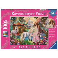 Ravensburger Puzzle 100pc XXL - Princess With Unicorn