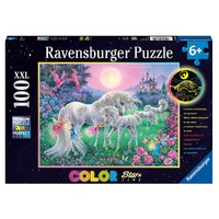 Ravensburger Puzzle 100pc XXL - Unicorns In The Moonlight