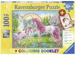 Ravensburger Puzzle 100pc XXL - Magical Unicorns
