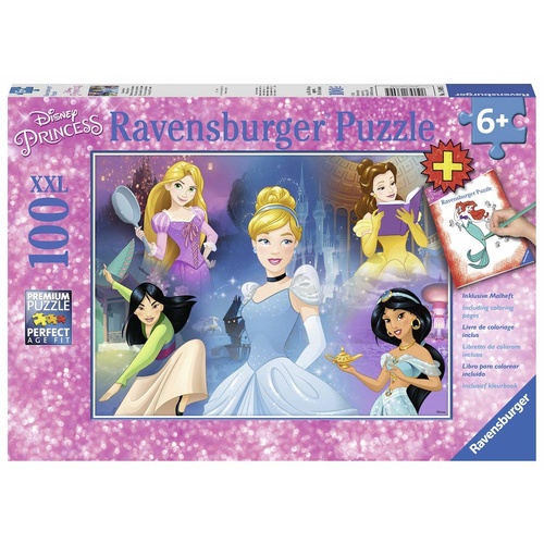 Ravensburger Puzzle 100pc XXL - Disney Princess - Charming Princesses