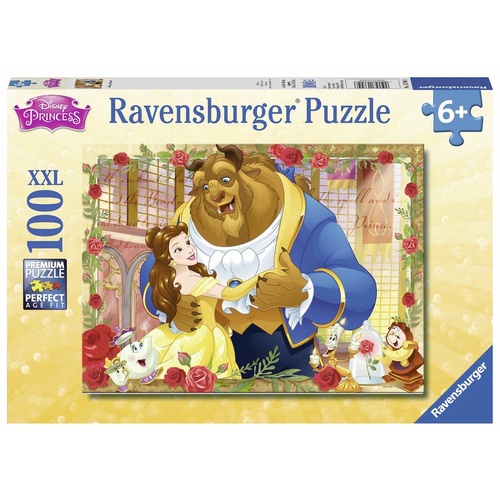 Ravensburger Puzzle 100pc XXL - Disney Beauty And The Beast - Belle & Beast