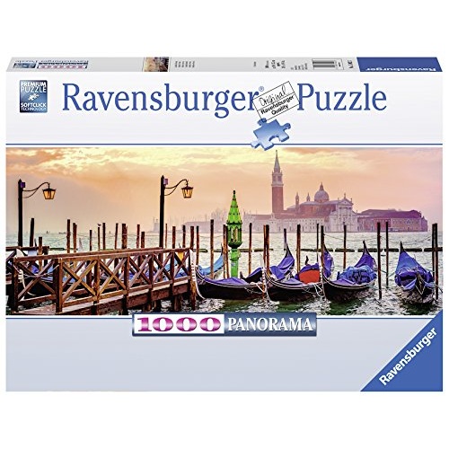 Ravensburger Puzzle 1000pc - Gondolas In Venice Panorama