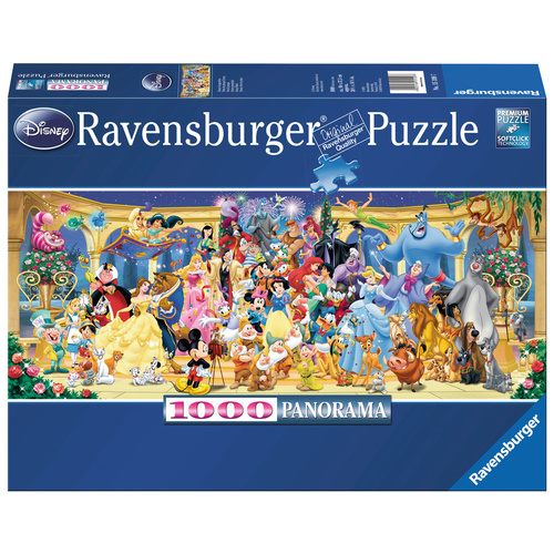 Ravensburger Puzzle 1000pc - Disney Characters Panorama