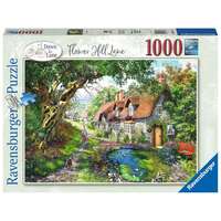 Ravensburger Puzzle 1000pc - Flower Hill Lane 