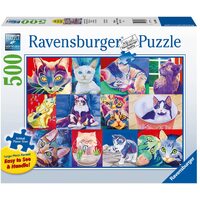 Ravensburger Puzzle 500pc Large Format - Hello Kitty Kat