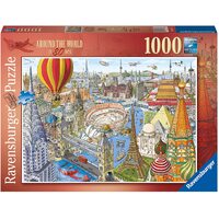 Ravensburger Puzzle 1000pc - Around The World in 80 Days