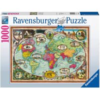 Ravensburger Puzzle 1000pc - Around the World by Bike