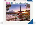 Ravensburger Puzzle 1000pc - Mount Fuji Cherry Blossom View