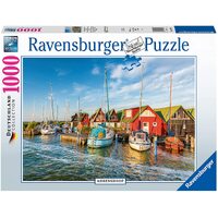 Ravensburger Puzzle 1000pc - Colourful Harbourside Germany