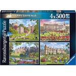 Ravensburger Puzzle 4x500pc - Happy Days No. 5 Royal Residences