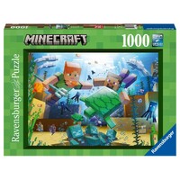Ravensburger Puzzle 1000pc - Minecraft Mosaic