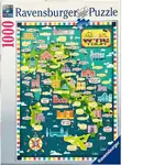 Ravensburger Puzzle 1000pc - Italian Wine Tour