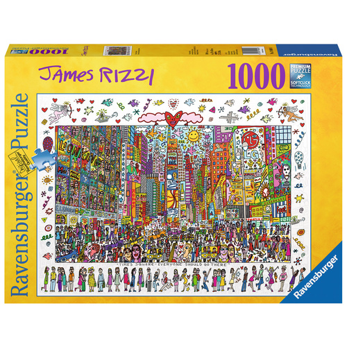 Ravensburger Puzzle 1000pc - Rizzi: Times Square