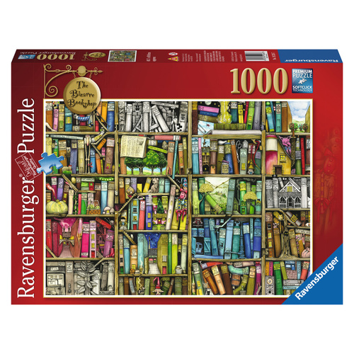 Ravensburger Puzzle 1000pc - The Bizarre Bookshop