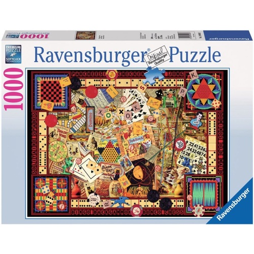 Ravensburger Puzzle 1000pc - Vintage Games
