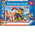 Ravensburger Puzzle 2x24pc - Paw Patrol Little Dogs Big Heroes