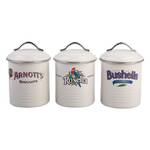 Rojo - Arnott's Bushells & Rosella Canisters - Cream (Set of 3)