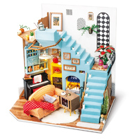 Rolife Wooden Model - DIY Minature House Joy's Peninsula Living Room