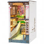 Rolife Wooden Model - DIY Miniature House Book Nook Sakura Densya