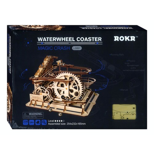 Mechanical Gears 3d Wooden Puzzle - Waterwheel