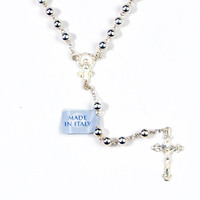Rosary Beads Sterling Silver 5mm
