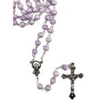 Rosary Beads - Glass Purple