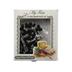First Communion Rosary - Black